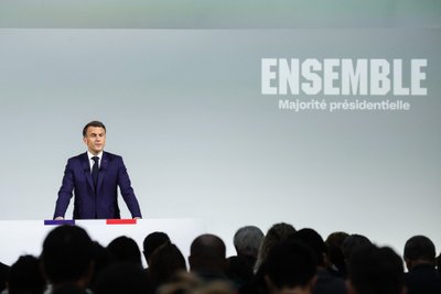 E. Macronas ragina sudaryti aljansą, kuris pasipriešintų kraštutinėms jėgoms