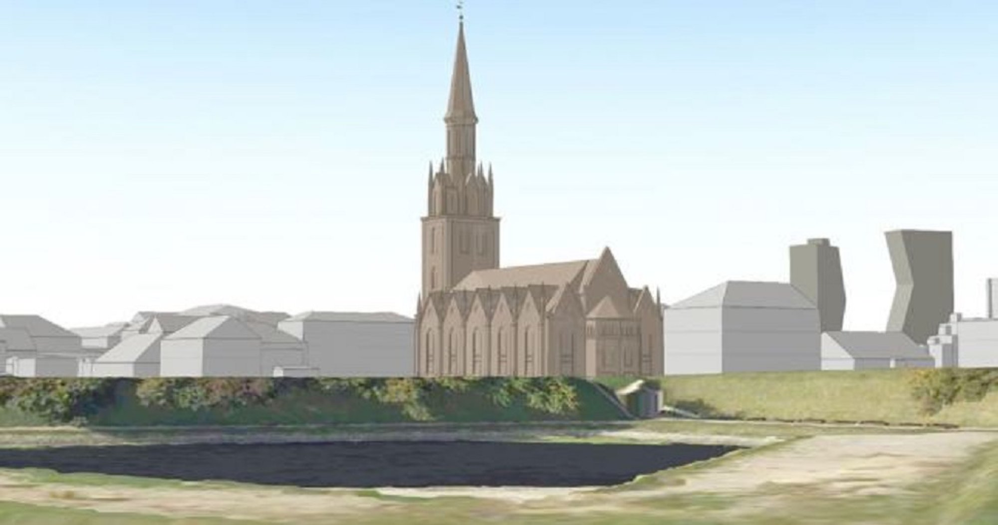 Siekia atstatyti Šv. Jono bažnyčią Klaipėdoje: žada daugiafunkcį pastatą su milžiniška erdve - Delfi miestai