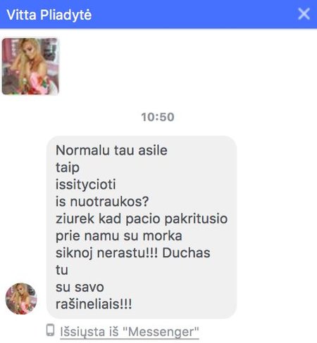 Vitos Jakutienės laiškas