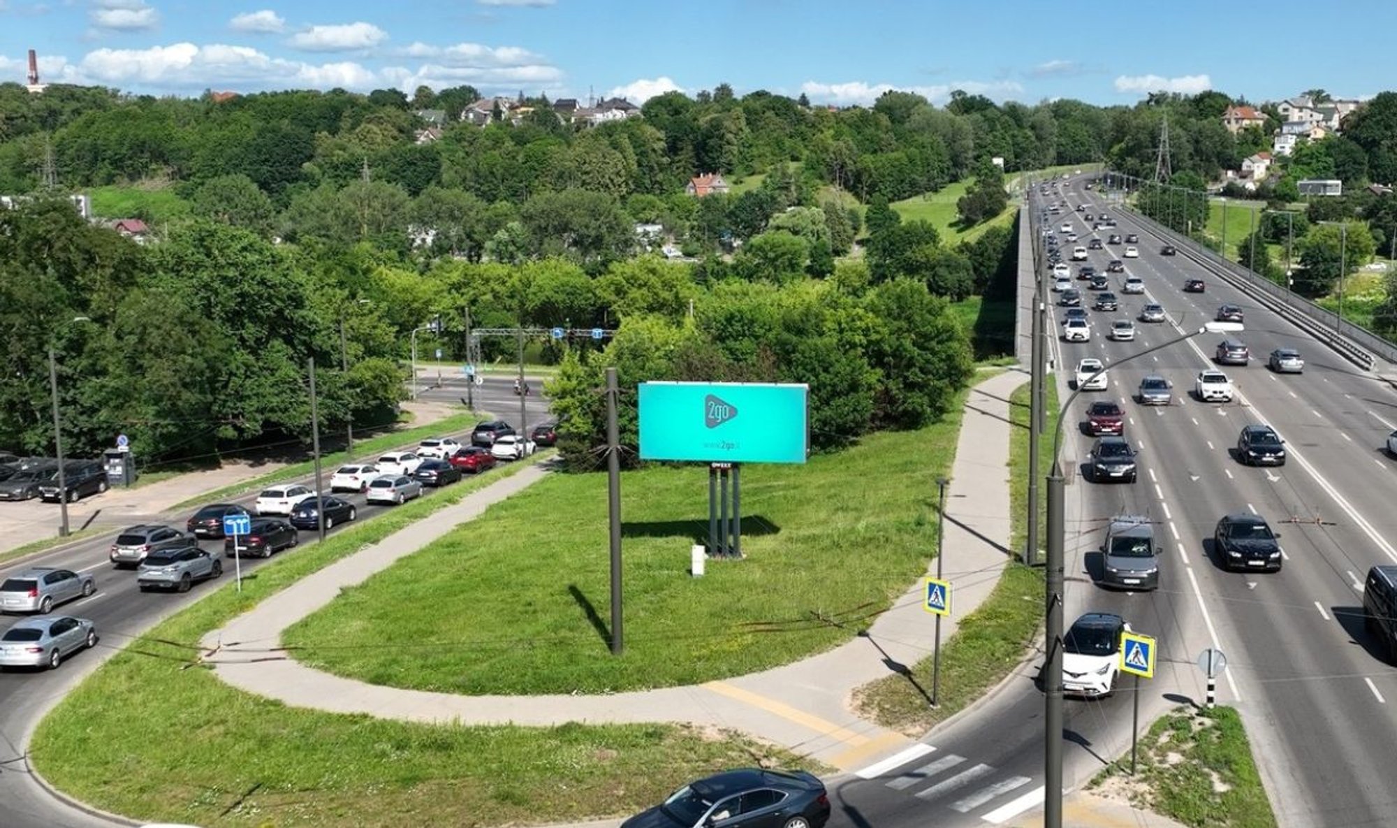 '2go' Screen in Kaunas Offers Strategic Visibility for Campaigns