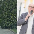 Matijošaitis dėl savo išsikerojusių tujų problemų nemato, o priekaištaujantiems turi pasiūlymą
