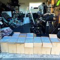 VSAT pareigūnai uždarė kauniečio garaže veikusį kontrabandinių cigarečių sandėlį