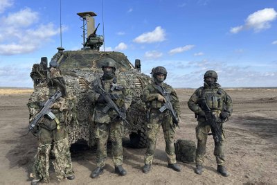 Premjerė I. Šimonytė lankėsi NATO Priešakinių pajėgų batalione Pabradėje