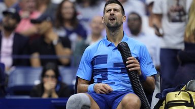 Paskui Alcarazą: olimpinis čempionas Džokovičius – išmestas iš „US Open“