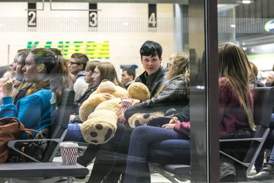 Kinas Kauno autobusų stotyje