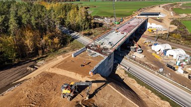 „Rail Baltica“ statybose – naujas 12,1 km statybų ruožas, kitąmet planuojama, kad darbai vyks 114 km atkarpoje