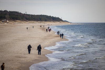 Per Šv. Velykas į Palangą atvyko žmonės iš visos Lietuvos