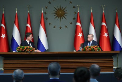 Recepas Tayyipas Erdoganas susitiko su Marku Rutte