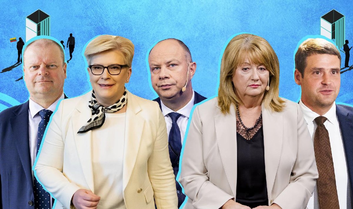 S. Skvernelis, I. Šimonytė, A. Veryga, V. Blinkevičiūtė, R. Žemaitaitis