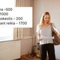 Įsikeliant nuomininko prašo ant stalo dėti 1700 eurų – įspėja, kokio mokesčio mokėti neprivaloma 