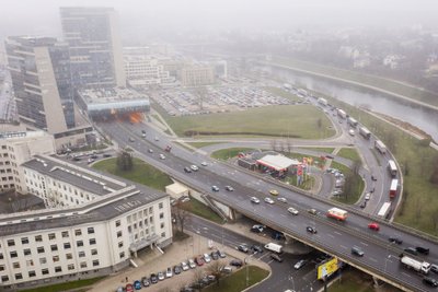 Lietuvos vežėjų protestas – į Vilniaus gatves išvažiuoja vilkikai