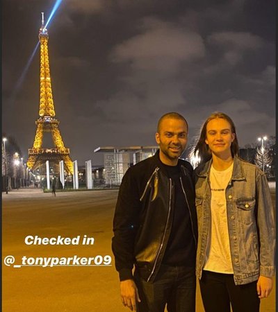 Tony Parkeris ir Justė Jocytė