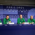 Lietuvos vyrų trijulių krepšinio rinktinės spaudos konferencija 