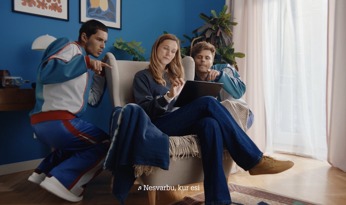 „Tele2“ reklamoje „Teleduetas“ išbandė dar vieną muzikos stilių - Delfi