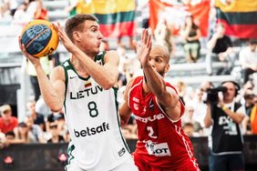 Pirmą pergalę Europos čempionate iškovojusi 3x3 rinktinė užsitikrino vietą ketvirtfinalyje