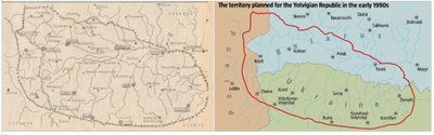 N. Šeliagovičiaus konstruota „Jotvos valstybė“ („Jotva – 1“) turėjo aprėpti pietvakarių Gudiją, šiaurės vakarų Ukrainą ir gretimas Lenkijos teritorijas