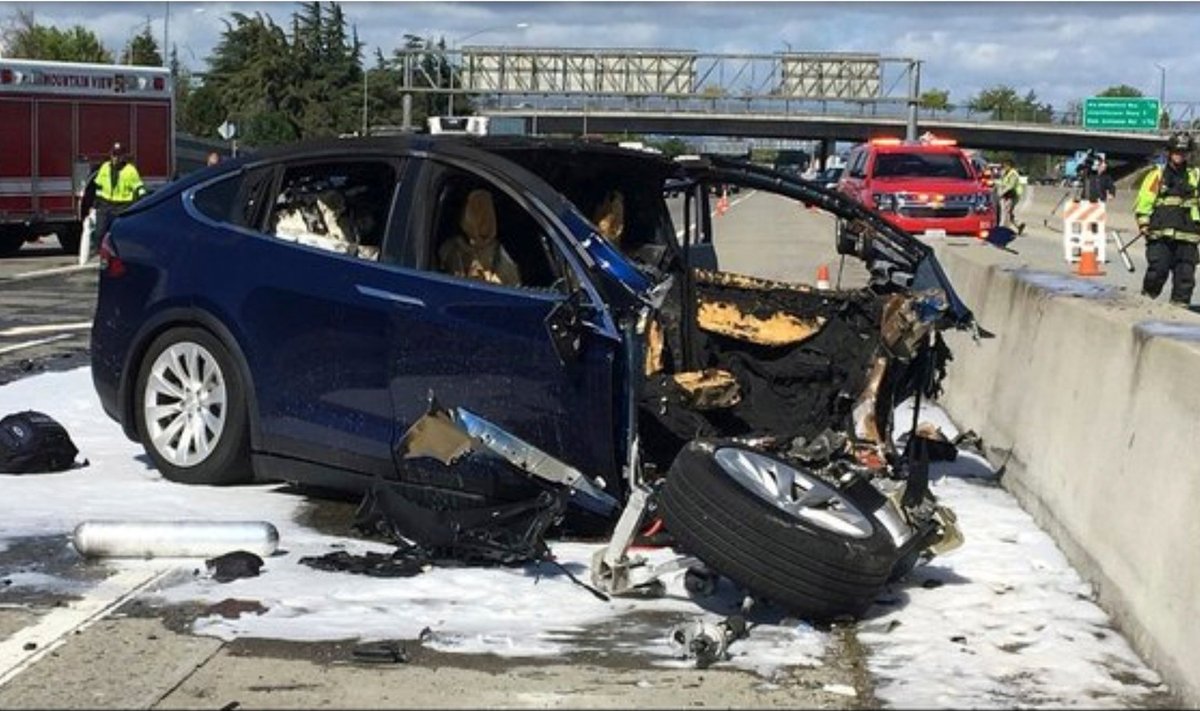 Tesla Crash