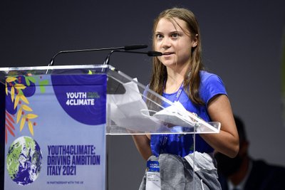 Klimato kaitos aktyvistė Greta Thunberg