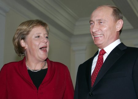 Angela Merkel, Vladimiras Putinas