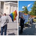 LGBT aktyvistas susikirto su tradicinių vertybių puoselėtojais: buvo baisu