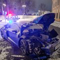 Nustatytas „Audi R8“ Vilniaus centre sudaužęs vairuotojas: atsisakė bendrauti su pareigūnais ir nurodyti, kur yra