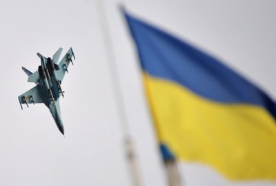 Ukrainian fighter jet