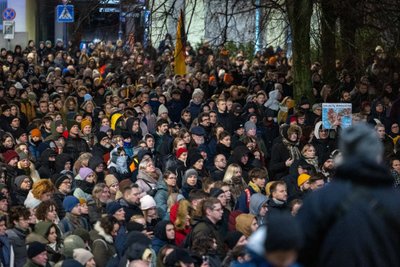 Protestas "Dešimt tylos minučių"