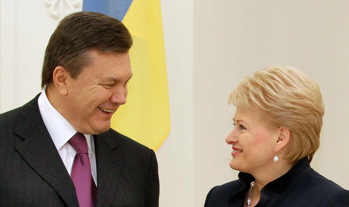 Viktoras Janukovyčius, Dalia Grybauskaitė