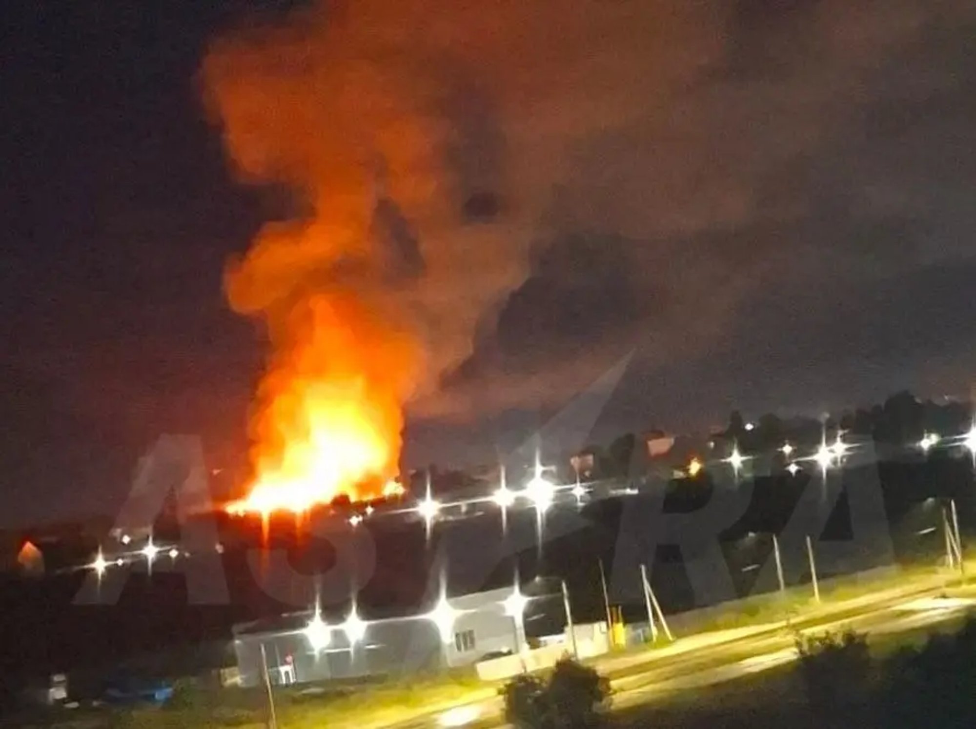 Russia Reports Drone Attack, Fire at Military Base in Saratov Region