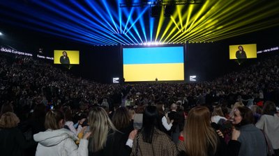 Marinos Abramovič  paskaita  „Performansas. Praeitis. Dabartis. Ateitis“  Kaune, Žalgirio arenoje