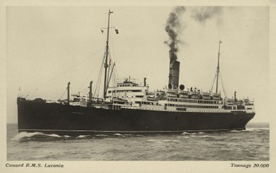 Laineris "Laconia" 1921-aisiais