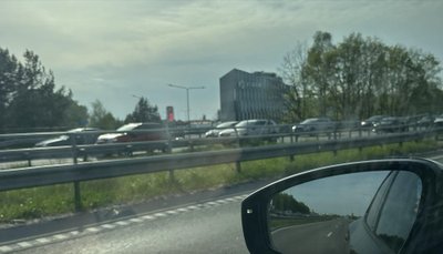 Spūstis kelyje iš Panevėžio į Vilnių