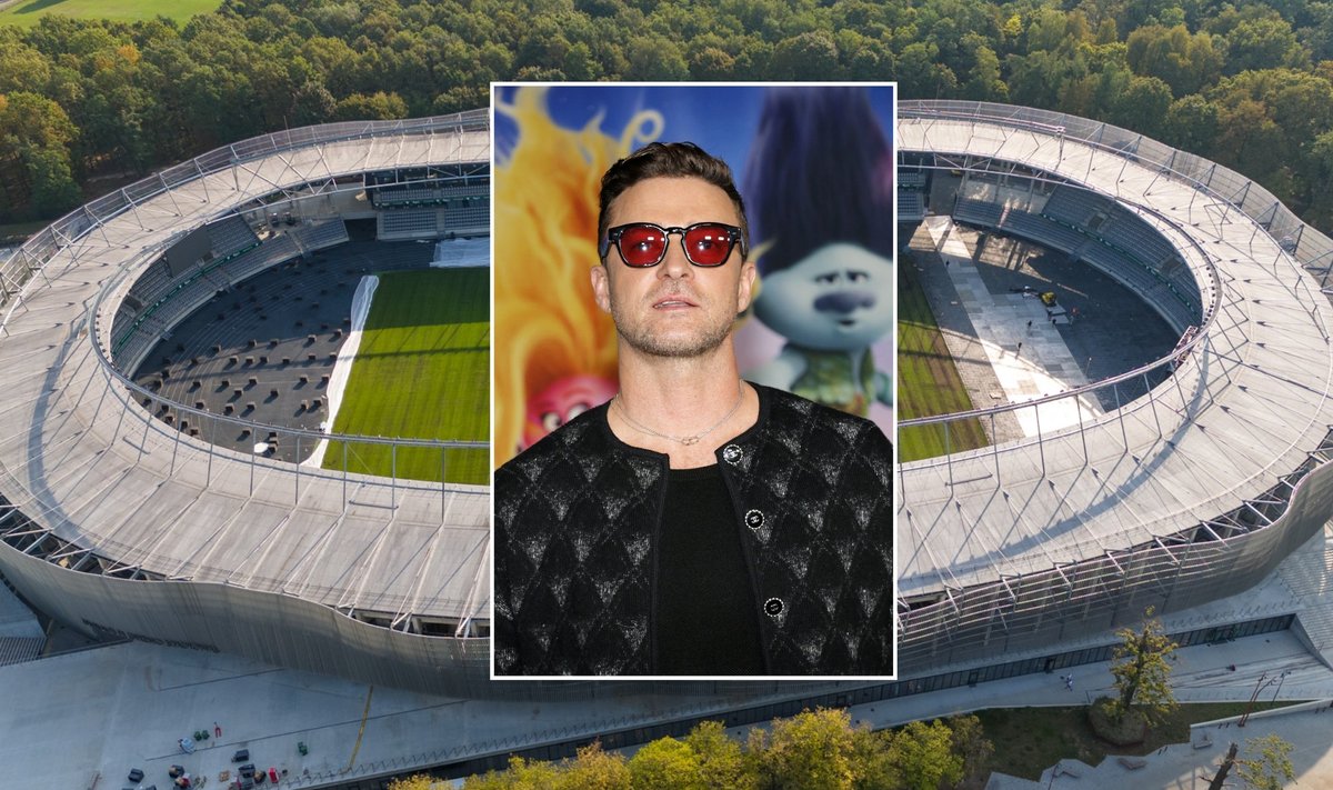 Justinas Timberlake'as pasirodys Dariaus ir Girėno stadione