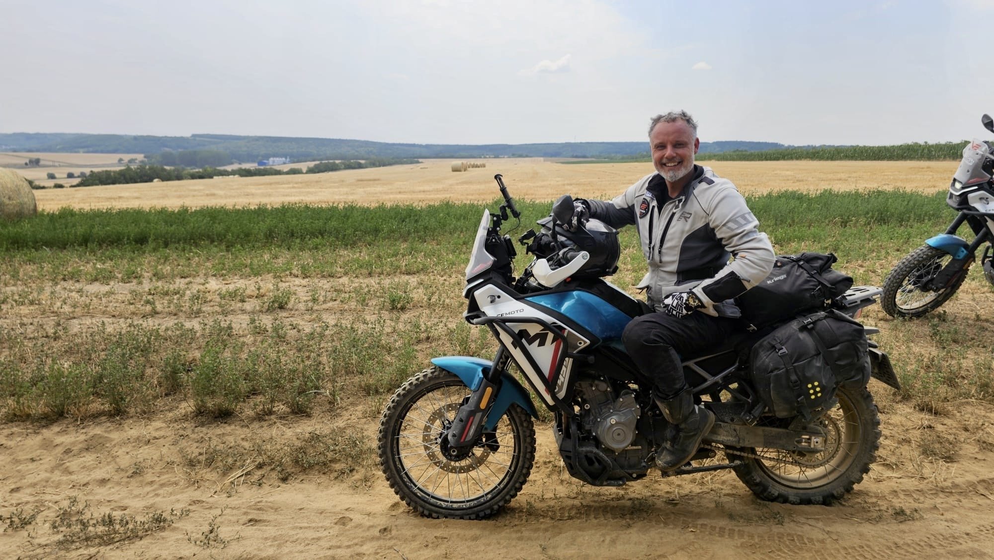 Hungary's off-road challenges test Lithuanian motorcyclist