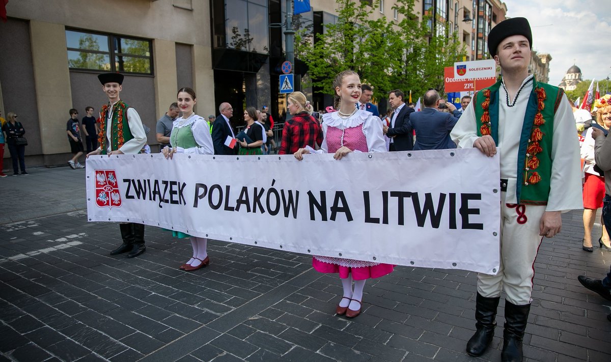 Lietuvos lenkų sąjungos eisena, Lenkų išeivijos dienai paminėti 