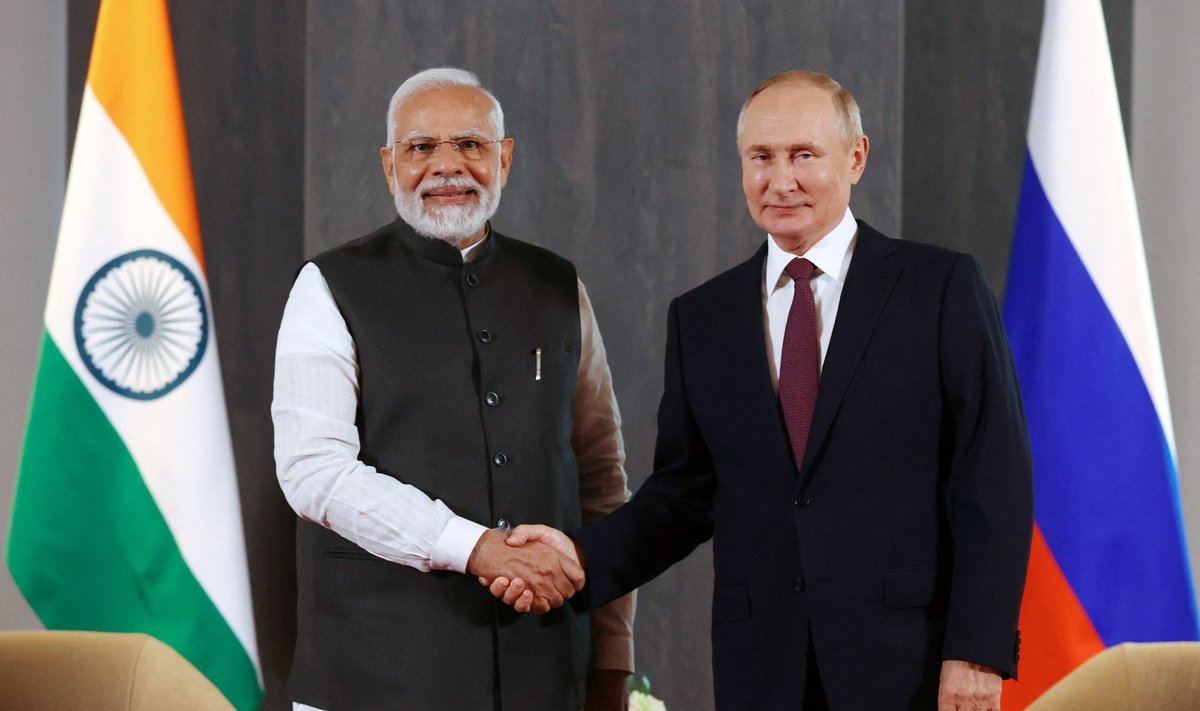 Narendra Modis, Vladimiras Putinas