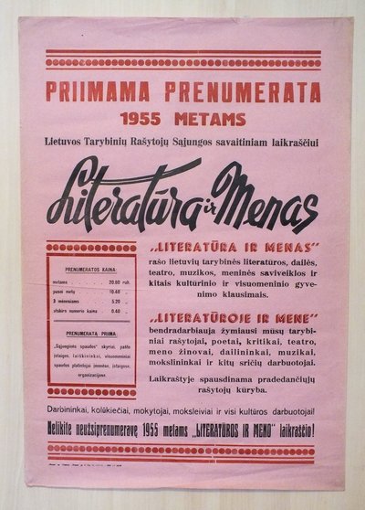 Kultūros žurnalui „Literatūra ir menas“ – 75-eri(„Literatūros ir meno“ archyvo nuotr.)