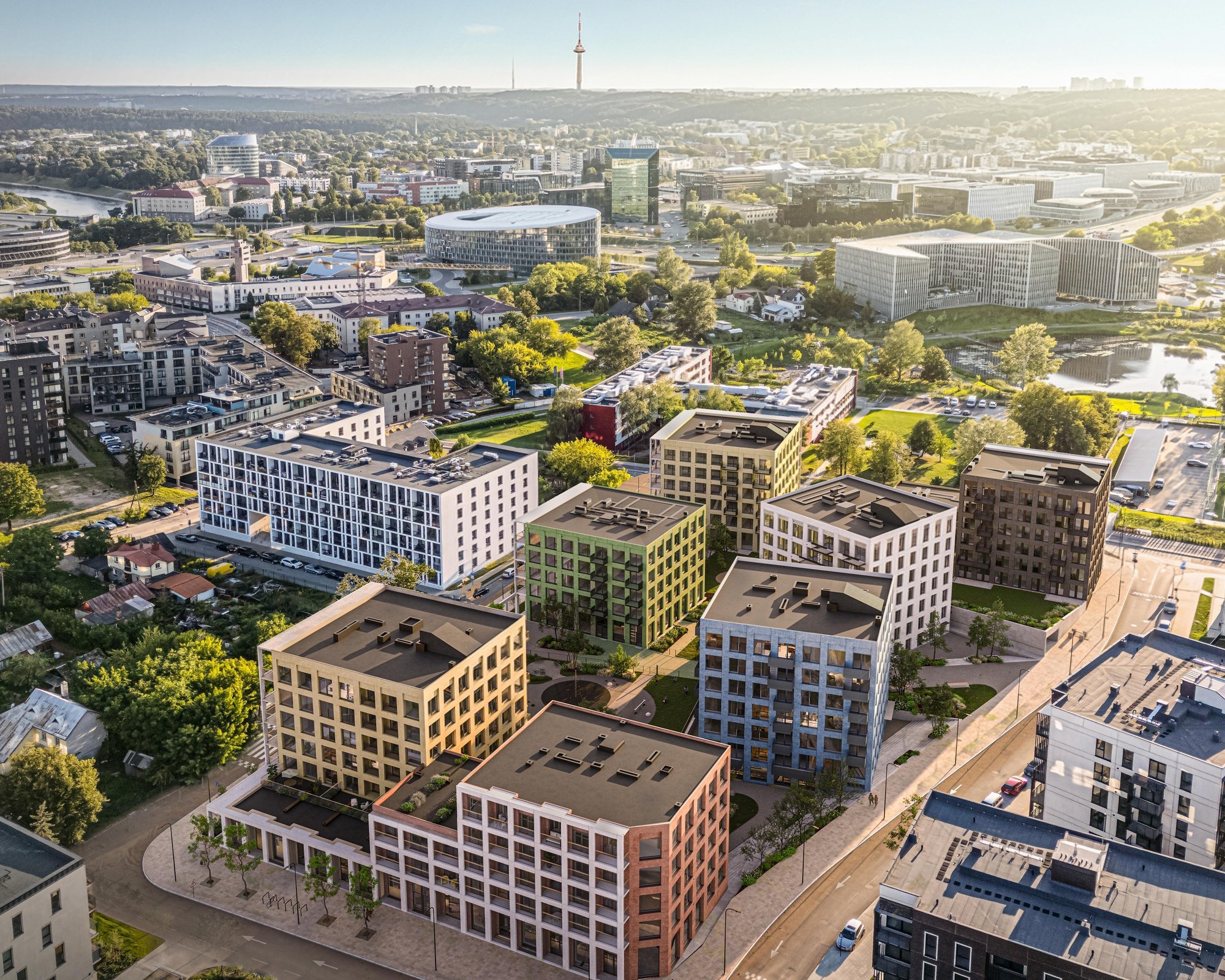 Former Vilnius Industrial Zone Transforms into Thriving New Urban Center