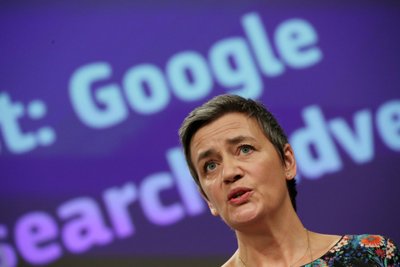 EK konkurencingumo komisarė Margrethe Vestager