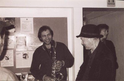 Dalius Naujokaitis ir Jonas Mekas