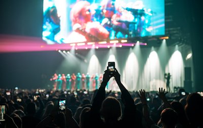  Akimirka iš koncerto (Avia Solutions Group arena nuotr.)