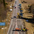 Kelio Vilnius-Utena rekonstrukcija: baigti darbai Utenos mieste, naujas darb? etapas atkarpoje nuo Mol?t? iki Utenos