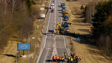 Kelio Vilnius-Utena rekonstrukcija: baigti darbai Utenos mieste, naujas darbų etapas atkarpoje nuo Molėtų iki Utenos