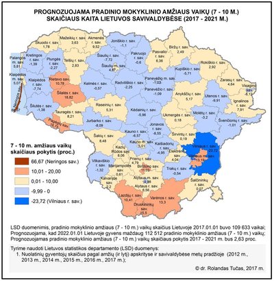 Jaunimo skaitlingumas Lietuvoje 2017-2021 m. (R. Tučo nuotr.)