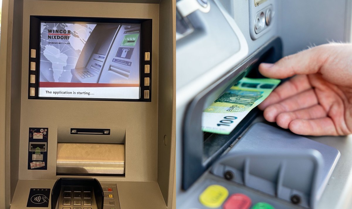 Įnešdama pinigų į bankomatą vilnietė susidūrė su problemomis 