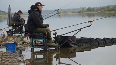 Karšių gaudytojai Nemune ties Bubiais