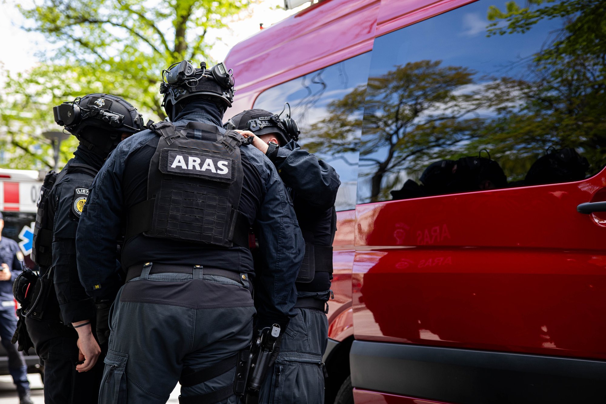 Suspicious item in Smiltynė – traffic halted, "Aras" officers called