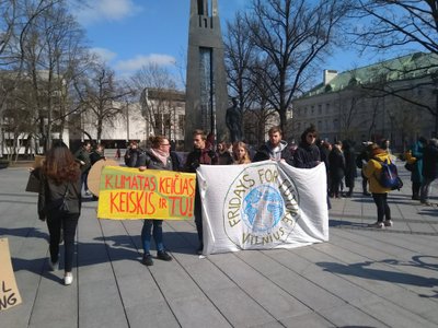 Gyvos grandinės demonstracija