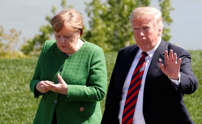 Angela Merkel, Donaldas Trumpas