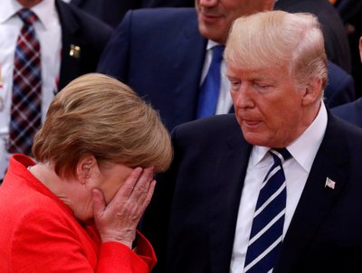 Angela Merkel, Donaldas Trumpas